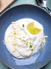Luftige Blitz-Limetten-Mousse